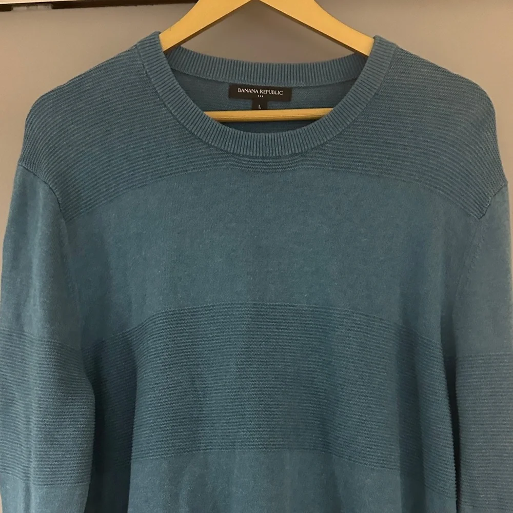 Banana Republic Teal Crewneck Sweater